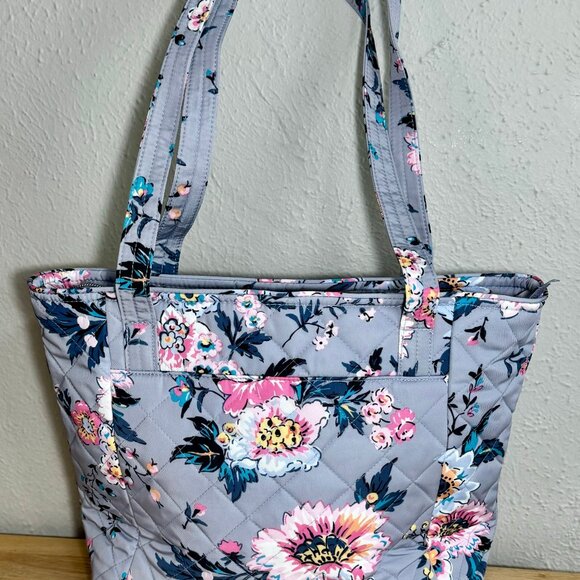 Vera Bradley Small Vera Tote in Performance Twill Parisian Bouquet NWT - Picture 3 of 11